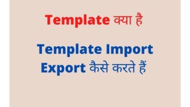 Photo of Template kya hai – template import export kaise karte hai 10th IT Best Explain